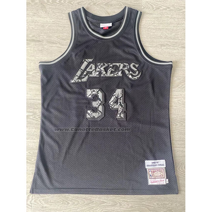 Maglia Los Angeles Lakers Kobe Bryant #34 Swingman Mitchell & Ness 1996-97 Nero